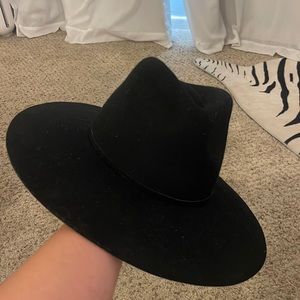 Lack of Color Black Wool Hat
